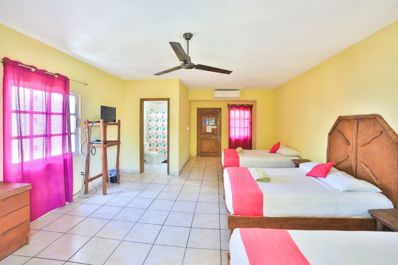 Les Trois Singes - Friendly Hostel Isla Mujeres Exterior photo